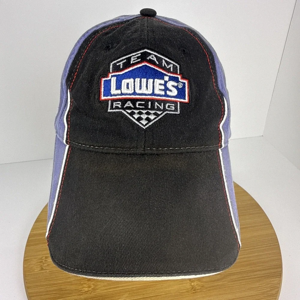 JIMMY‎ JOHNSON NASCAR #48 LOWE'S Ball Cap Adjustable Hook/Loop Hat Adults/Teens